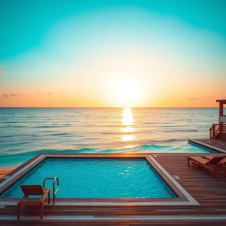 Instagram and Facebook app icons beside a vacation rental listing