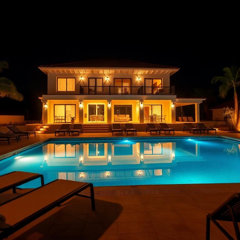 Weekly social media posting schedule for a vacation rental brand